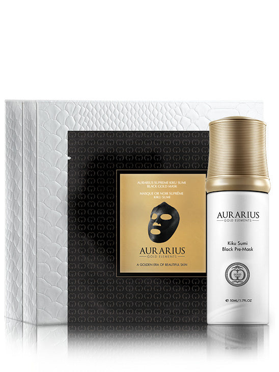 Aurarius Supreme Kiku Sumi Black Gold Mask